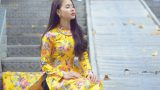 Thiếu nữ Nam Định rạng rỡ khoe sắc xuân