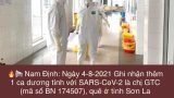 Nam Định : Ghi nhận thêm 1 ca dương tính với SARS-CoV-2