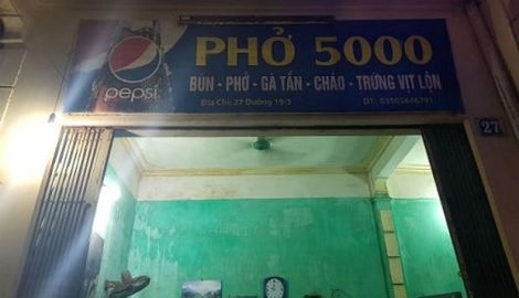 Ấm lòng bát phở 5000 ở Thành Nam