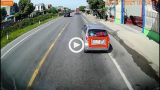 Nam Định : Ô tô con cố tình “bò” trên QL10 khiến nhiều người bức xúc