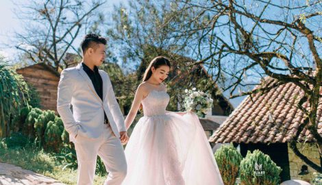 Ảnh cưới đẹp như mơ của cô dâu được đón bằng dàn xe Roll – Royce ở Nam Định