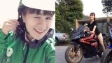 Than vãn ế khách 2/9, nữ tài xế Grabbike xinh đẹp gây sốt
