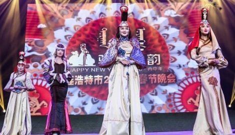 Đoàn nghệ thuật Nội Mông lưu diễn tại Nam Định