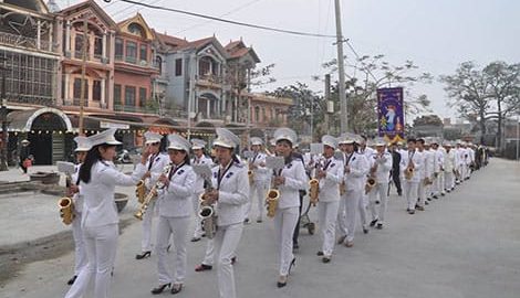 Có một đội kèn đông kỷ lục ở Nam Định