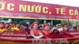Lễ rước nước, tế cá tại hội đền Trần Nam Định 2017