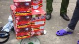 Bắt giữ thanh niên Ý Yên, Nam Định giấu 10 hộp pháo giàn trong cốp xe