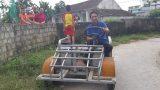 Clip: Ngắm chiếc xe “ô tô mui trần” do 1 nông dân Nam Định chế tạo