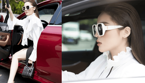 Hoa hậu Kỳ Duyên kín đáo vẫn sang chảnh đầy khí chất đi làm giám khảo