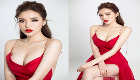 Hoa hậu Kỳ Duyên tung clip chứng minh vòng 1 căng tròn không cần nhờ photoshop