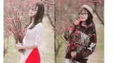 9X Nam Định khoe sắc đẹp “trong veo” giữa vườn đào 9X Nam Định khoe sắc đẹp “trong veo” giữa vườn đào