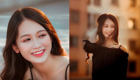 Nữ sinh Nam Định sở hữu nụ cười răng khểnh rất đáng yêu