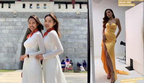 Kỳ Duyên khoe dáng sau khi bị chê chuyên chỉnh ảnh đến méo mó