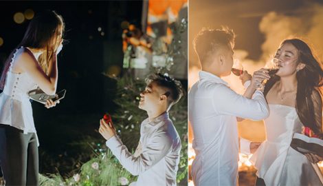 Màn cầu hôn siêu lãng mạn của cô dâu ‘đeo vàng trĩu cổ’ ở Nam Định với chú rể khiến dân tình ghen tị