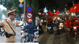 Gặp anh CSGT gây sốt với clip “vừa phân luồng vừa đập tay mọi người” để ăn mừng chiến thắng của U23 Việt Nam