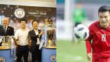 Bầu Hiển bất ngờ nói về tương lai của Quang Hải tại Man City