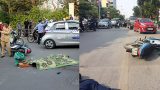 Xe buýt cán qua nam thanh niên tử vong, đường Lê Duẩn ùn dài