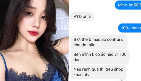 Trót “sở hữu” vòng 1 ngoại cỡ, cô bạn bị chủ shop phũ phàng khuyên “mặc áo con trai cho dễ chịu”