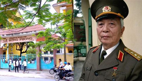 Lời dạy của Đại tướng Võ Nguyên Giáp – Trường Trung học phổ thông chuyên Lê Hồng Phong Nam Định mãi mãi khắc ghi