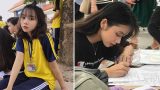 Bị chụp lén khi đang làm thủ tục nhập học, ‘nữ thần đồng phục Nam Định’ vẫn khiến bao anh chàng say đắm