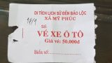 In vé xe giả để ‘chặt chém’ du khách