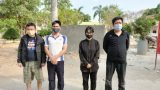 Bắt 4 đối tượng men theo bờ ruộng xuất cảnh trái phép sang Campuchia