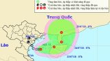 Áp thấp nhiệt đới gần bờ cách Nam Định – Thanh Hóa khoảng 210km
