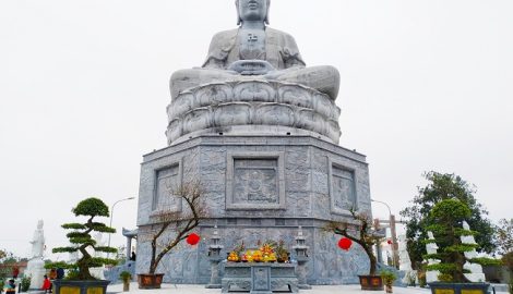 Du lịch tâm linh Nam Định: Ngôi chùa có tượng đá xanh lớn nhất Việt Nam