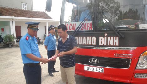 Nam Định: Kiểm tra 318 phương tiện giao thông, 226 phương tiện vi phạm