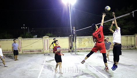 Phong trào tập luyện thể thao ở Trực Phú-Trực Ninh