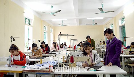 Trung tâm Dạy nghề Xuân Trường nâng cao chất lượng đào tạo nghề cho lao động nông thôn