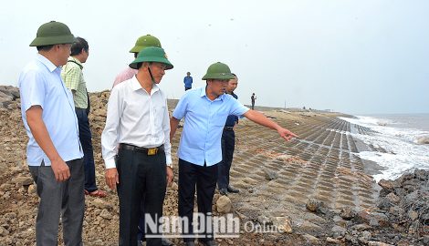 Nam Định Triển khai các biện pháp khẩn cấp ứng phó bão số 7
