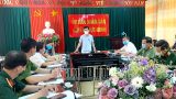 Đồng chí Chủ tịch UBND tỉnh kiểm tra chỉ đạo công tác phòng, chống dịch COVID-19 tại Trực Ninh