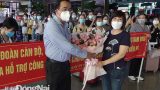 TP.Biên Hòa tiếp đón Đoàn cán bộ, giảng viên, sinh viên Trường đại học Điều dưỡng Nam Định đến hỗ trợ phòng, chống dịch