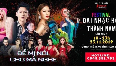 Hoàng Thùy Linh, Isaac tham dự Đại nhạc hội Thành Nam