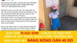 Học sinh lớp 1 phải đứng ở cổng trường giữa trưa nắng vì… đi học sớm 15 phút