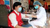 Người dân Nam Định tham gia hiến máu an toàn trong mùa dịch COVID-19