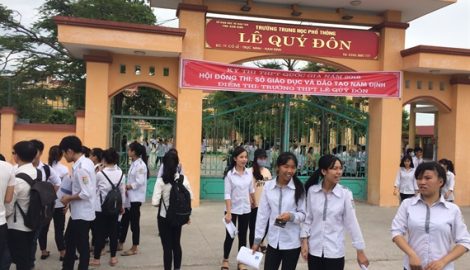 Nam Định, Hà Nam không có thí sinh, cán bộ vi phạm quy chế thi