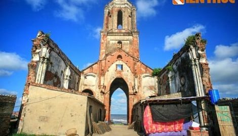 Ngắm nhà thờ bị biển nuốt chửng có 1-0-2 tại Nam Định
