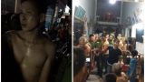 NAM ĐỊNH : Bắt tại trận thanh niên giật dây chuyền của bà cụ 70 tuổi bán trà đá