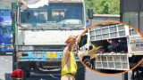 Tài xế chở hàng luồng xanh cho 10 người vào thùng xe tải về quê