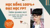 Nam Định: Nam sinh đạt giải nhất HSG quốc gia chọn đại học FPT vì “trót yêu” loạt sự kiện trường F