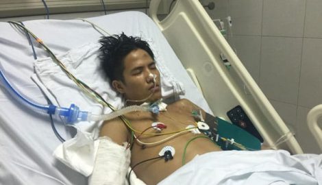 Nam trực: Chàng trai mồ côi cha tai nạn nguy kịch cần sự giúp đỡ