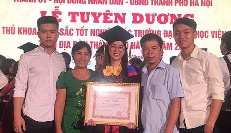 Nữ sinh Nam Định trở thành thủ khoa đầu tiên ngành Công trình