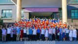 Hàng trăm cán bộ, sinh viên y tế Thái Bình, Nam Định tình nguyện lên Bắc Giang chống dịch