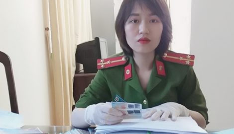 Nam Định : Cảm phục nữ Thượng uý Công an mắc trọng bệnh vẫn tận tuỵ với công việc