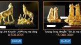 Thị trường Tết 2018: Tượng khuyển dát vàng chục triệu đồng phục vụ đại gia
