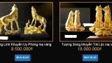 Thị trường Tết 2018: Tượng khuyển dát vàng chục triệu đồng phục vụ đại gia